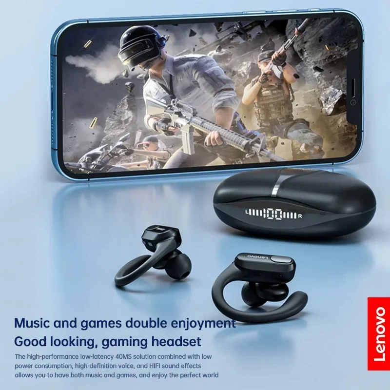 سماعات Lenovo-True اللاسلكية مع ميكروفون - الصورة 3