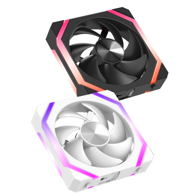 JUMPEAK CS120 ARGB مروحة التبريد 360 مللي متر 240 مللي متر وحدات تكويم الربط PWM صامت 120 مللي متر RGB المشجعين للألعاب PC حافظة مبرد المياه - الصورة 5
