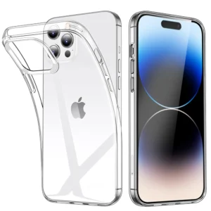 حافظة هاتف شفافة لهاتف آيفون 16 11 12 13 14 15 Pro Max حافظة لهاتف آيفون XS Max XR 8 7Plus غطاء خلفي شفاف