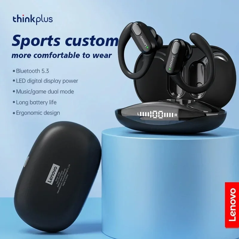 سماعات Lenovo-True اللاسلكية مع ميكروفون