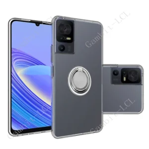 ل A1 ألفا ايكو 2023 AlphaEco 6.75 "حامل حلقة خلفية قوس جراب هاتف الهاتف الذكي غطاء ناعم من البولي يوريثان